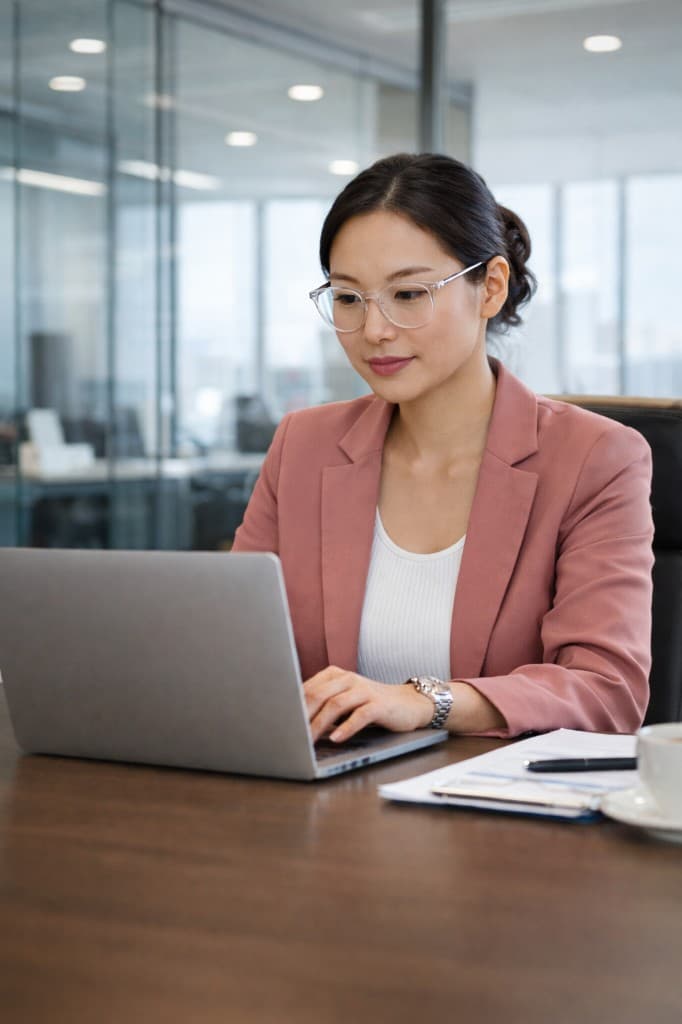 Accessibility specialist reviewing audit features